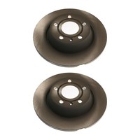 2 Bremsscheiben Voll Ø 282 Mm Triscan Bremsen-Expertise FüR MG HS