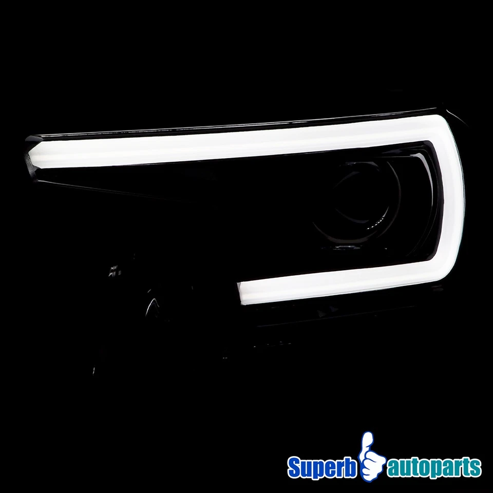 Fits 2007-2013 Toyota Tundra Sequoia Projector Headlights 07-13 Polished Black - Image 4 of 4