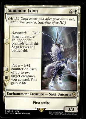 1x Summon: Ixion - Commander: FINAL FANTASY - NM - MTG