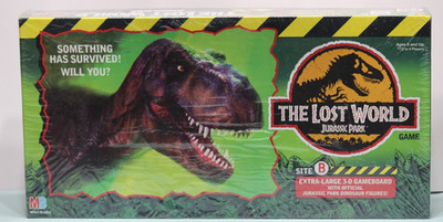 Vintage 1996 Jurassic Park The Lost World Board Game 3D Milton Gift New Complete