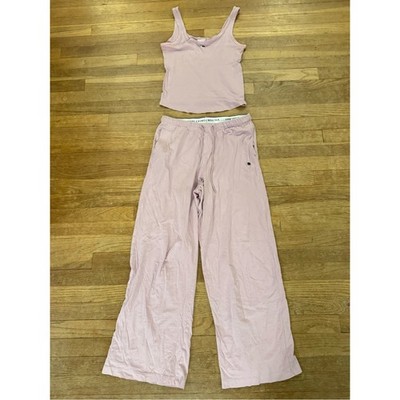Victoria's Secret Women's Light Purple Pajama Set - Size M b53