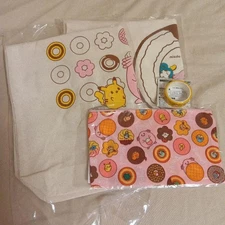 Pokémon Tote Bag & Pouch Set  2 Types, Masking Tape  Used  Missed