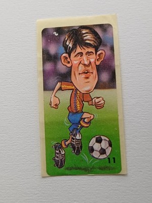 Aufkleber Nr. 11 DUNKIN Kaugummi EURO FOOTBALL, THE DREAM TEAM (6 x 3 cm)