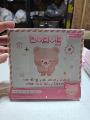 The Crème Shop Repairing Hydrogel Lip Mask 3 Pack New In Box