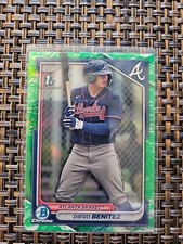 2024 Bowman Chrome DIEGO BENITEZ 1st RC Lunar Glow Refractor #BCP-39 - Braves 