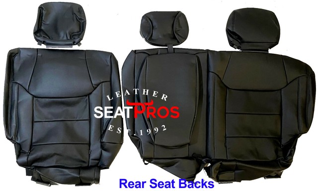 Leather Seat Covers kit 2014-2021 Toyota Tundra Crew CrewMax Double Cab