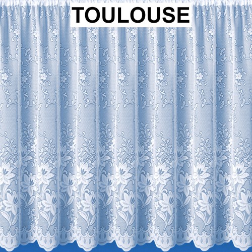 Modern & Traditional Quality White Lace Net Window Curtains - Sold By The Metre - Picture 21 of 44