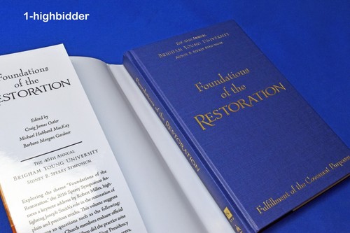 Foundations of the Restoration 1st Ed LDS Mormon Robert Millet Mary Jane Woodger - Bild 2 von 4