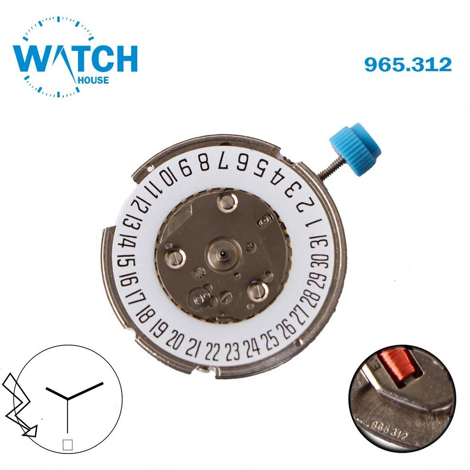 ETA 965 312 Swiss Quartz Movement White Date Disk On 6 3 Hands EBay eta-965-312-swiss-quartz-movement-white-date-disk-on-6-3-hands-ebay