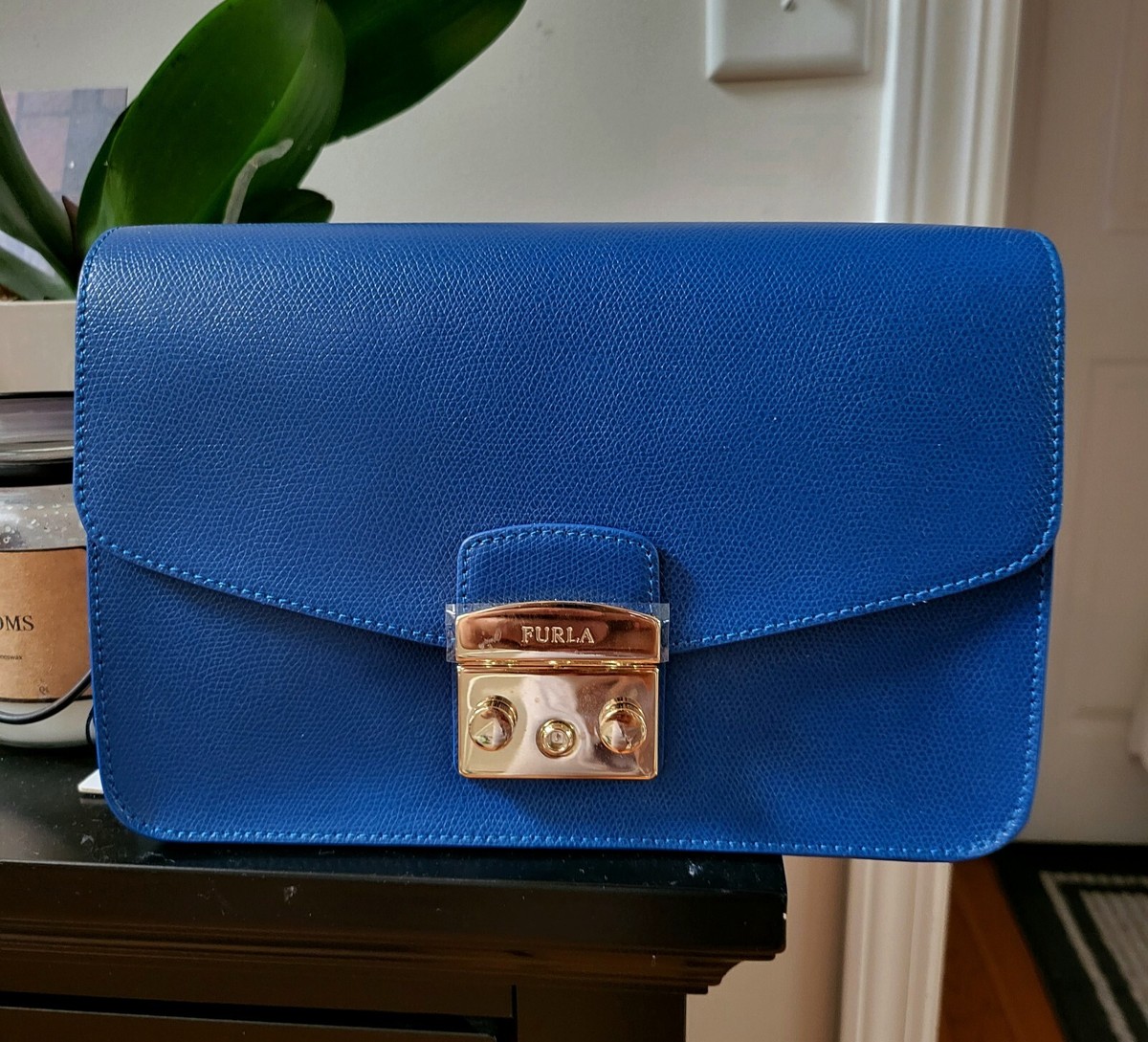 Leather Bags Furla Metropolis Azzurra NWT FURLA METROPOLIS MEDIUM