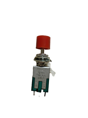 MIYAMA ELECTRIC MS-299 PUSH BUTTON SWITCH RED 125VAC 3A 3P | eBay