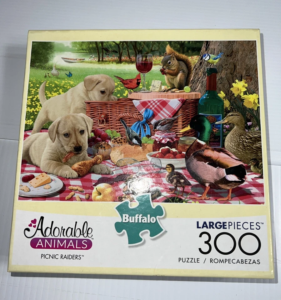 Lote de 2-300 piezas adorables animales picnic asaltados y 28 PCDisney Pixar coches rompecabezas Foto 2 de 4