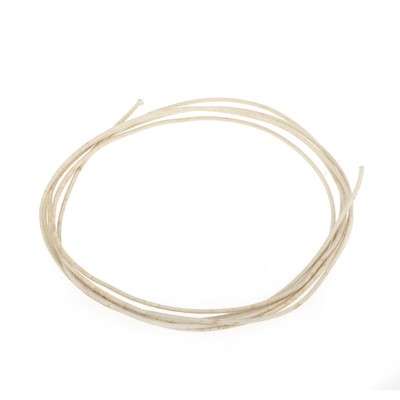 Gavitt White 6 Feet 2M Vintage Pre-tinned Push Back Cloth Covered Amplifier Wire