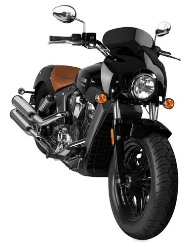 NC Wave QR Fairing Windshield Smoke 18X10.5in Indian Scout 15-17