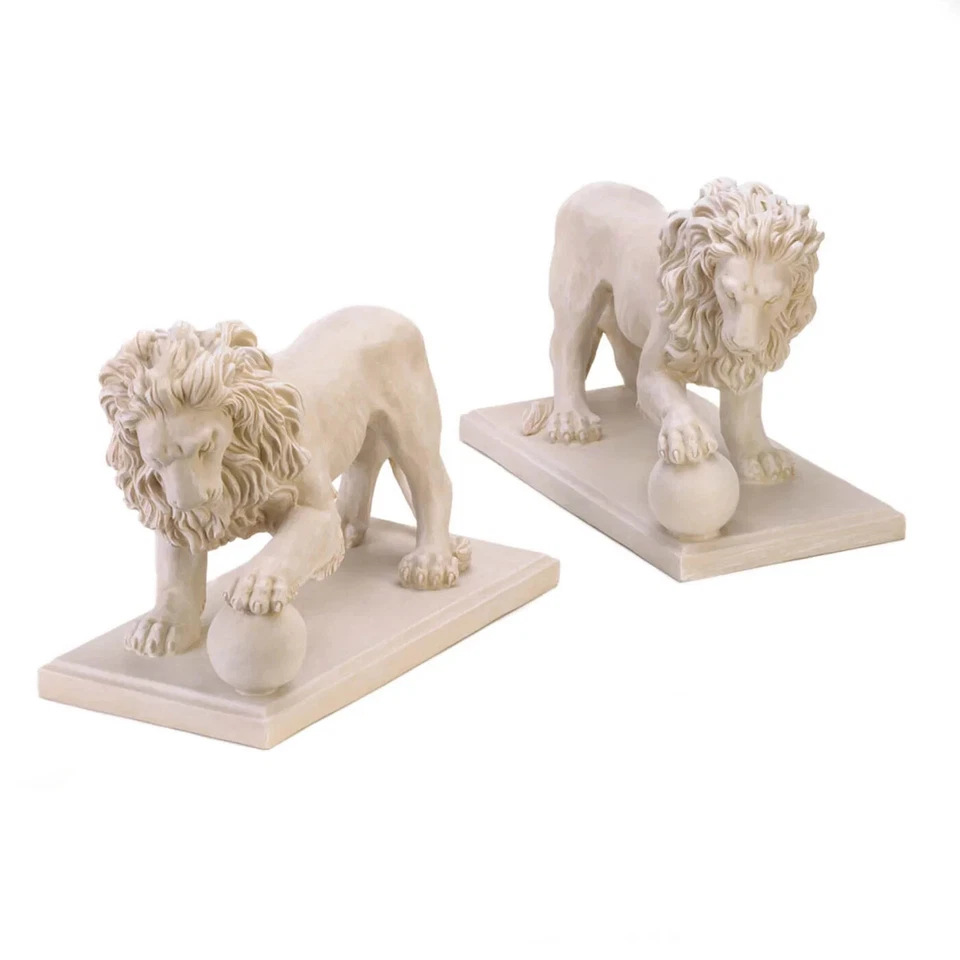Regal Guard Lion Statue Set Free shipping - Image 3 of 4