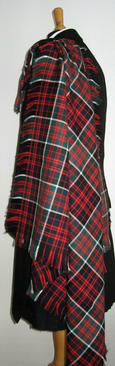 FLY PLAID TARTAN MACDONALD MODERN CLAN 16oz WORSTED WOOL KILT MADE IN SCOTLAND | UK