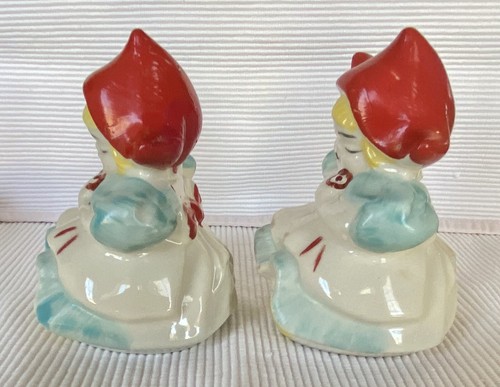 Regal China Dutch Girl S&P Set Go/w Cookie Jar HTF Salt & Pepper Set NICE! - 第 4/9 張圖片