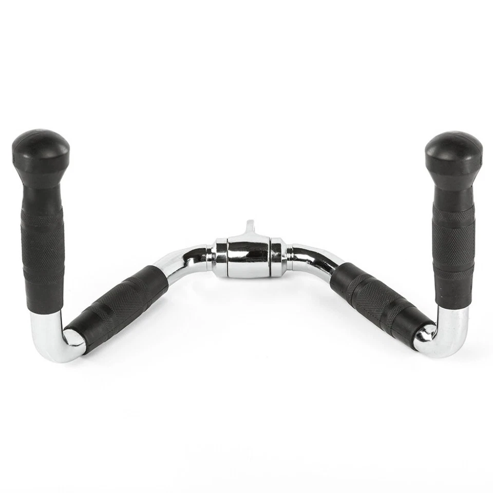 Rudergriff breit mit Ergo-Gummigriffen - für Kraftstationen / Seilzug - Bild 2 von 4