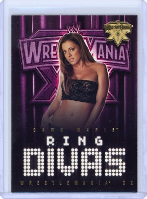 2004 FLEER WWE WRESTLEMANIA XX DAWN MARIE RING DIVAS GOLD PARALLEL # 72