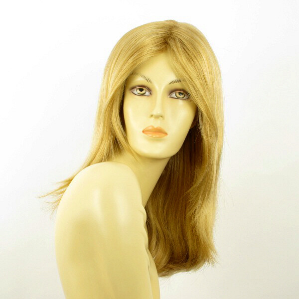 Perruque mi-longue femme blond doré ORLY 24B synthétique chic
