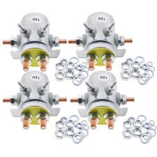 4X 12V 6-Terminal Continuous Duty Switch Relay Solenoid for Autocrane Boom Winch