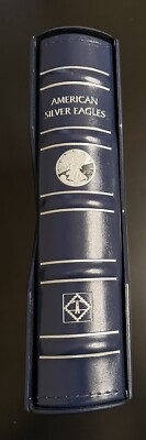 Lighthouse Leuchtturm Silver Eagle Blue Album w/ Slides Storage for 1986-2021