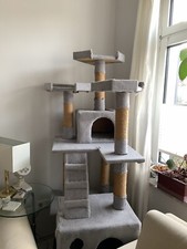 Katzenbaum , Spielbaum fùr Katzen Ca.184 cm XXL Selbst Neu Bezogen