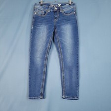 Seven 7 Women's Denim Ankle Pants Skinny Fit Blue Size 10