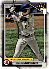 2024 Bowman - Prospects Jadher Areinamo #BP-2 (RC) Brewers