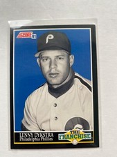 1991 Lenny Dykstra The Franchise Score Baseball #867 Philadelphia Phillies 