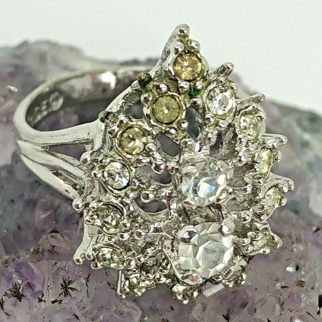 Vintage 18kt hge ring deals