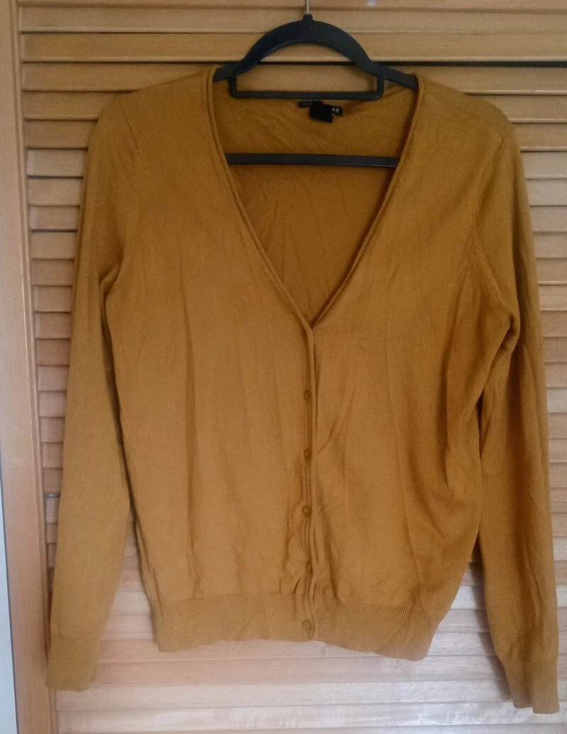 H and m mustard jumper top