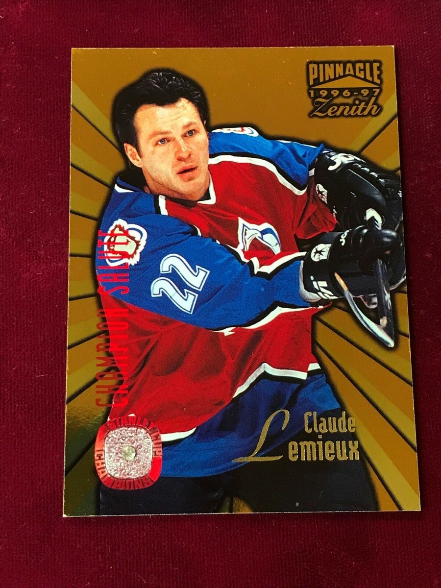 NHLカード 1996 Pinnacle Zenith Champion Salute CLAUDE LEMIEUX San Jose