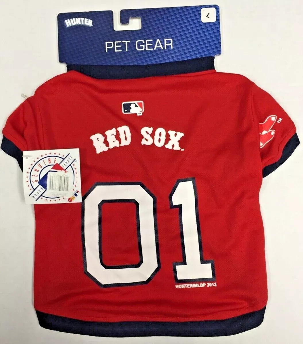 MLB Boston Red Sox Dog Jersey Large