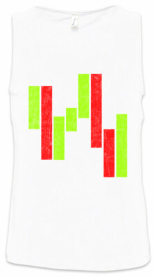 Candle Chart Herren Tank Top Bullisch Bärisch Investment Banker Day Trader Börse