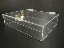305Displays Acrylic Countertop Display 12" x 10" x 3" Locking Security Showcase 