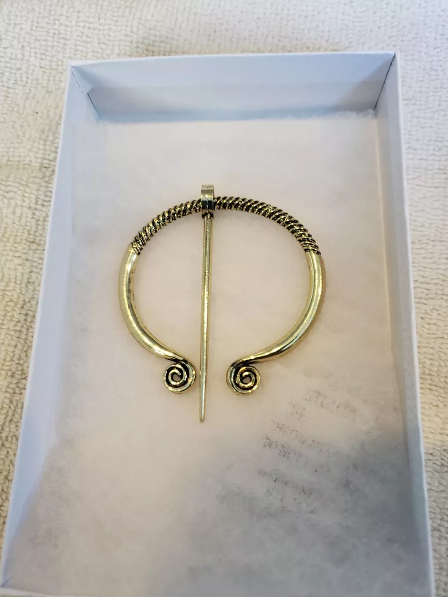 Viking Penannular Cloak Pin ~ Celtic Brooch~ Medieval Jewelry