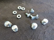 8 BOLTS FENDER BLIND RIVET LOOK  BRACES BRACKET SCHWINN SHELBY CRUISER VINTAGE