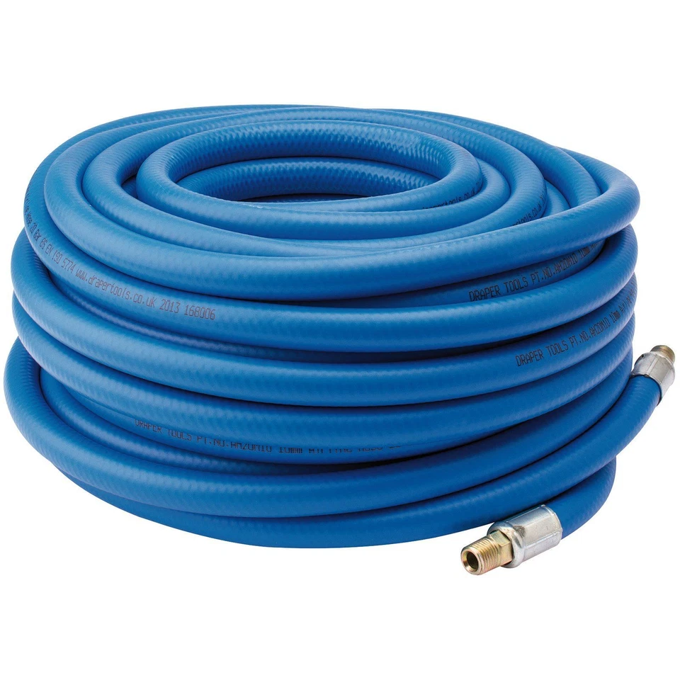 Draper 20M Air Line Hose (3/8"/10mm Bore) with 1/4" BSP Fittings
