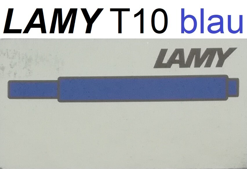 Lamy T10 Tintenpatronen Blau – 5 Stück, Für Die Meisten Lamy Füllhalter