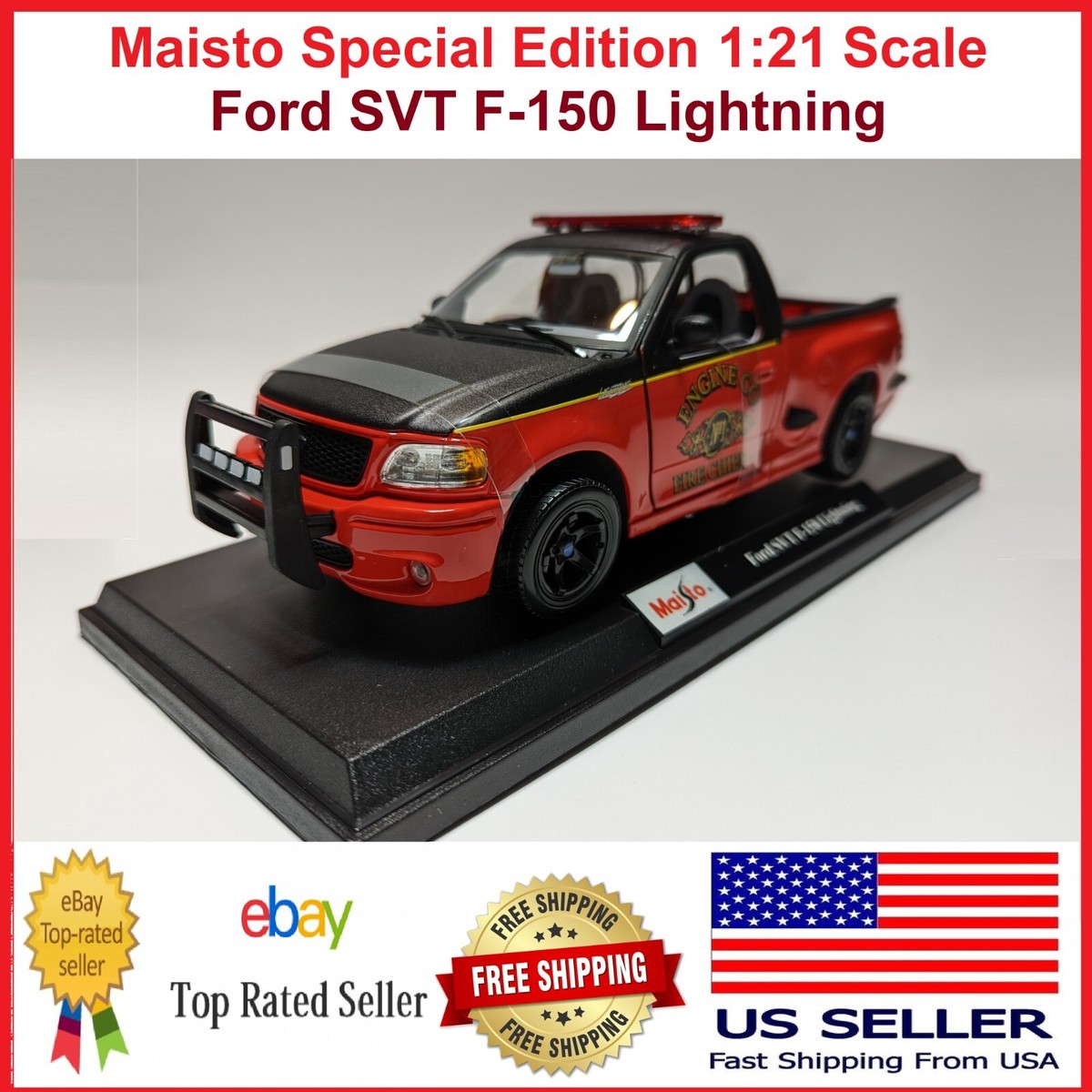 Maisto Ford SVT F-150 Lightning Red Special Edition 1/21