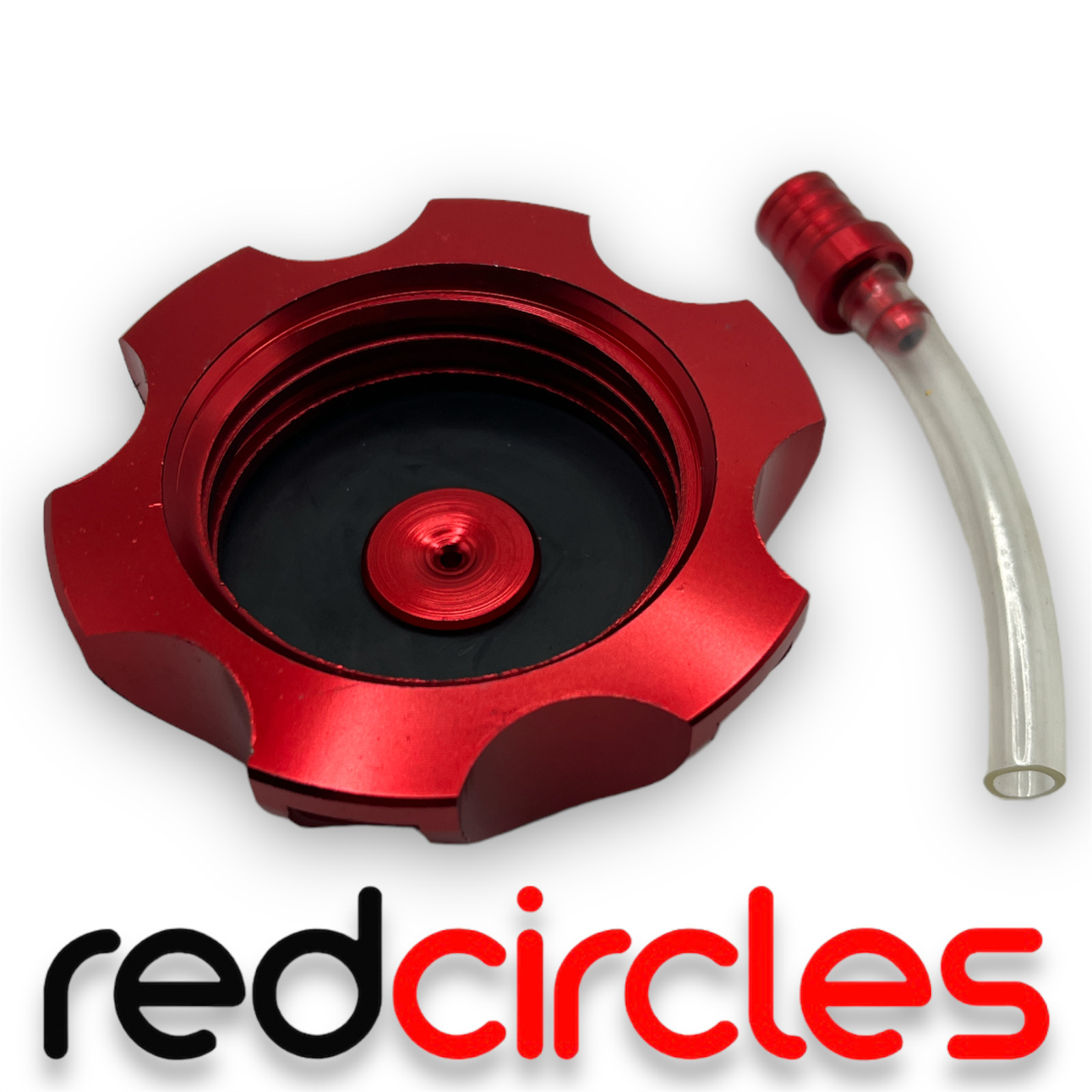 RED CNC PIT BIKE ALLOY FUEL CAP 50cc 110cc 125cc PITBIKE