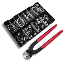 Mikalor W4 Single Ear O Clip Stainless Steel Fuel Air Water Gas | Assortment Box