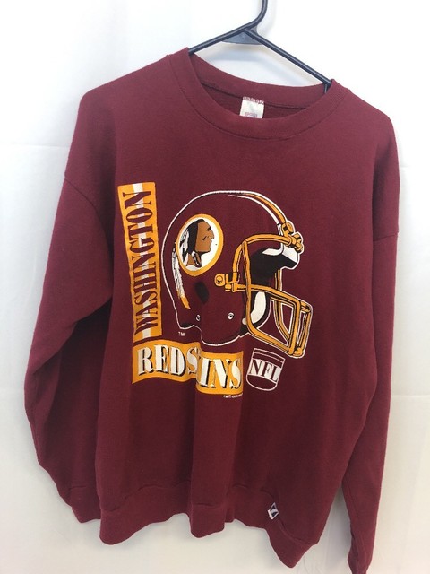 Vintage 1990 Washington Redskins NFL Graphic Crewneck Sweater by Logo 7 sz XL | eBay
