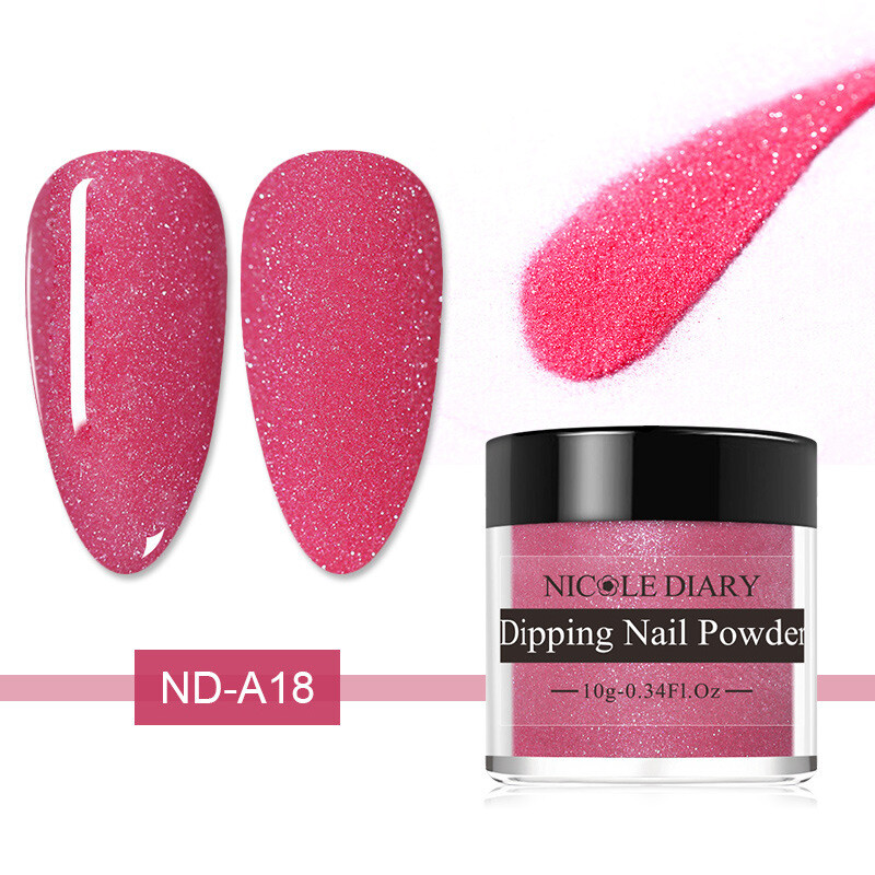 10g Nail Dip Dipping Powder Glitter French Natural Dry Nail Art Starter