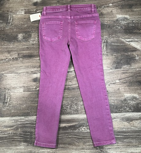 Cat & Jack Kids’ Girls’ Super Stretch Jegging Size M (7) Purple, Super Stretch. - Picture 3 of 3
