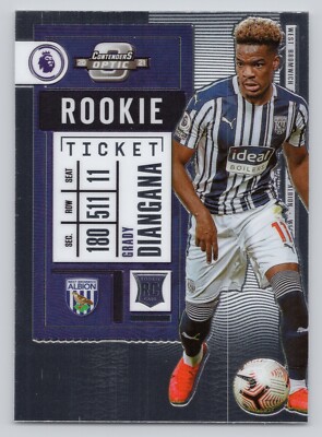 2020 21 PANINI CHRONICLES CONTENDERS OPTIC ROOKIE TICKET Grady Diangana #10