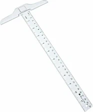 T Bar Ruler Square Plastic Shaped Style New
