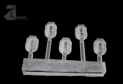 Zinge Industries Schottleuchten 5er Anguss 15 mm oval Trans Light Diffus S-TLD06