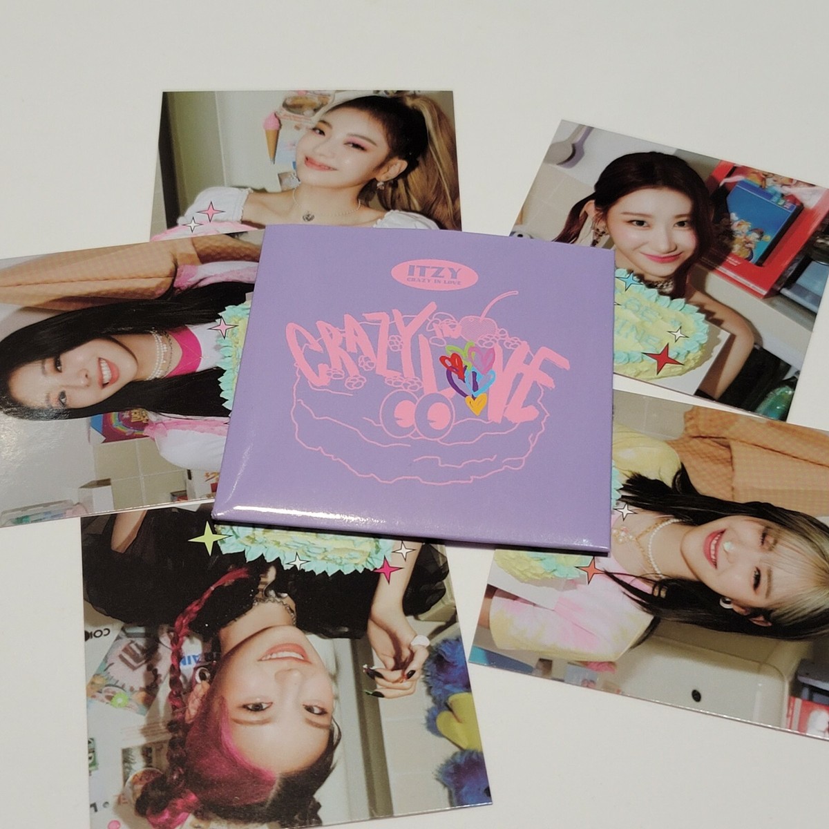 Itzy Official Crazy In Love official Pre Order benefits Photocard